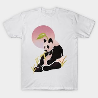 pink panda thoughts T-Shirt